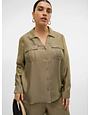 Vero Moda Curve VMCTOMA LS SHIRT WVN CUR