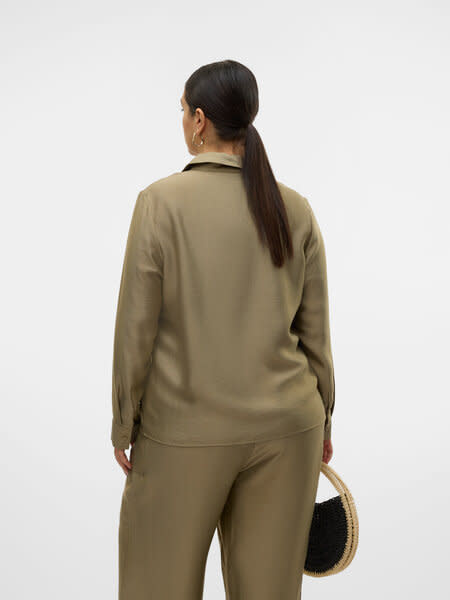 Vero Moda Curve VMCTOMA LS SHIRT WVN CUR