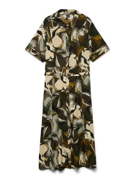 Vero Moda Curve VMCRUBY FIE 2/4 ANKLE SHIRT DRESS W CUR