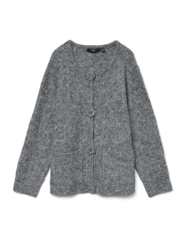 Vero Moda Curve VMCBLOSSOM LS O-NECK CARDIGAN BOO CUR