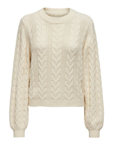 ONLY CARMAKOMA CARRUBINA LS CABLE O-NECK KNT NOOS