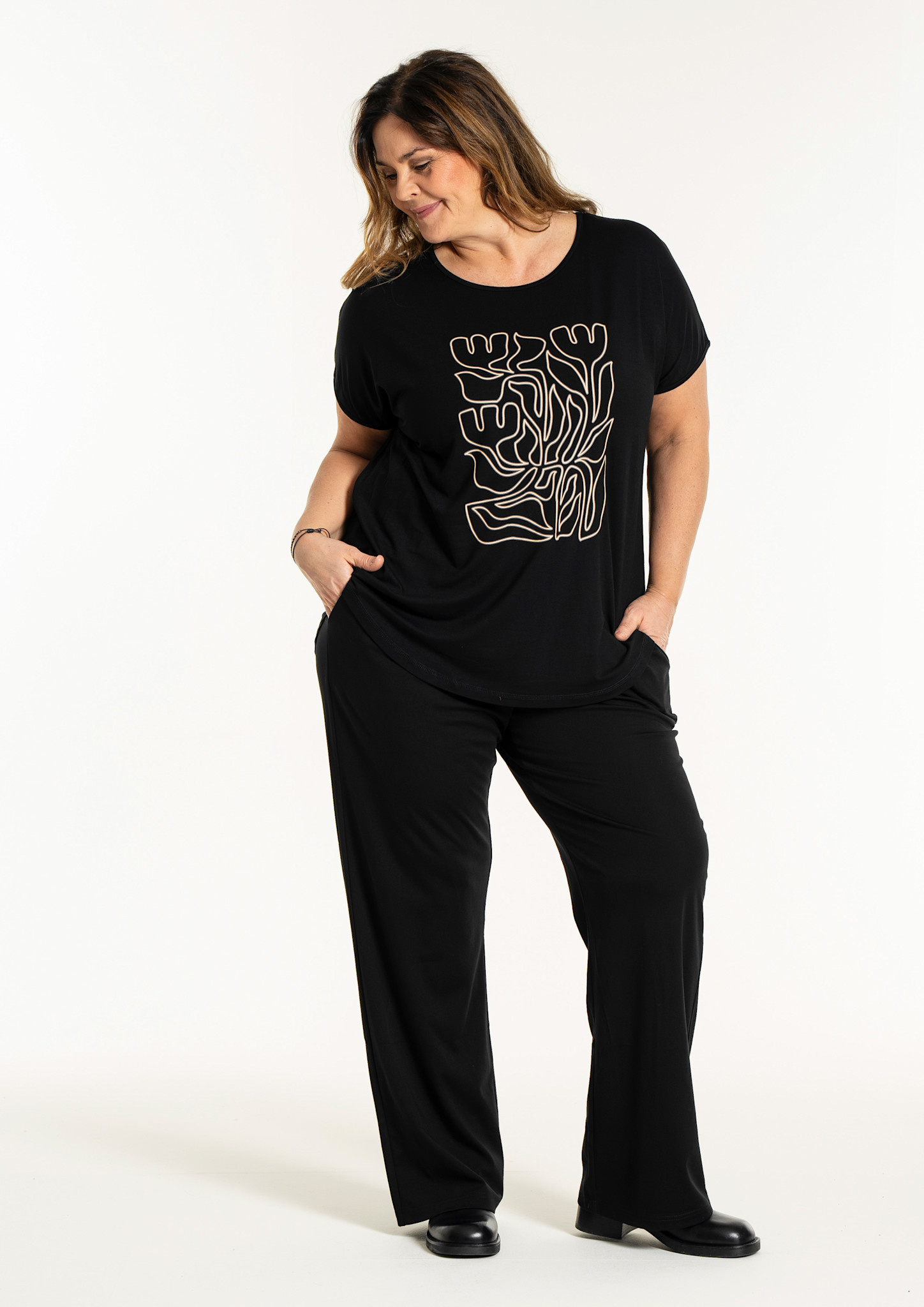 Gozzip GGitte T-shirt with print (3 kleuren)