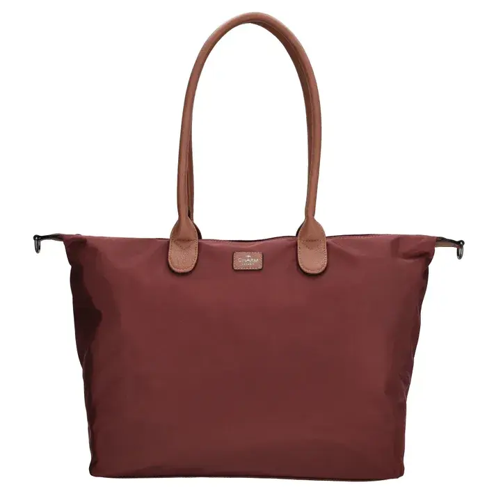 Charm London Laptoptas   007 Bordeaux rood