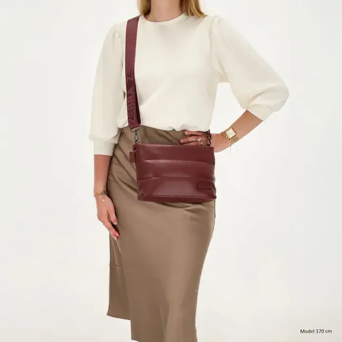 Zebra Trends Schoudertas   007 Bordeaux rood