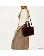 Zebra Trends Handtas  Emma  007 Bordeaux rood