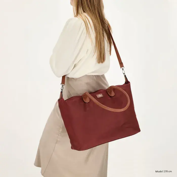 Charm London Laptop/schoudertas  Buckingham 007 Bordeaux rood