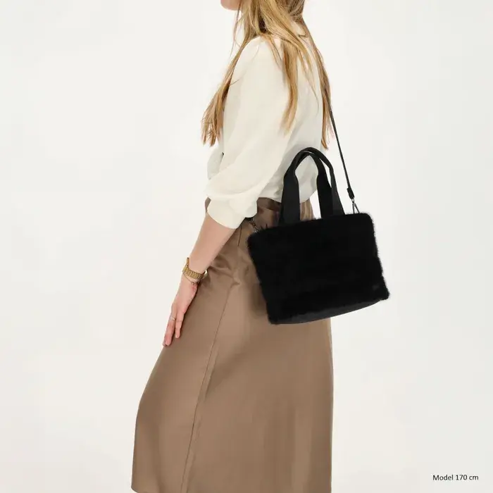 Zebra Trends Handtas Emma 001 Zwart