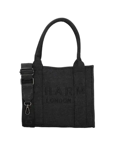 Charm London Handtas Bond 001 Zwart