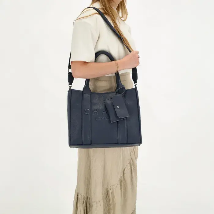 Charm London Shopper  Bond  002 Blauw