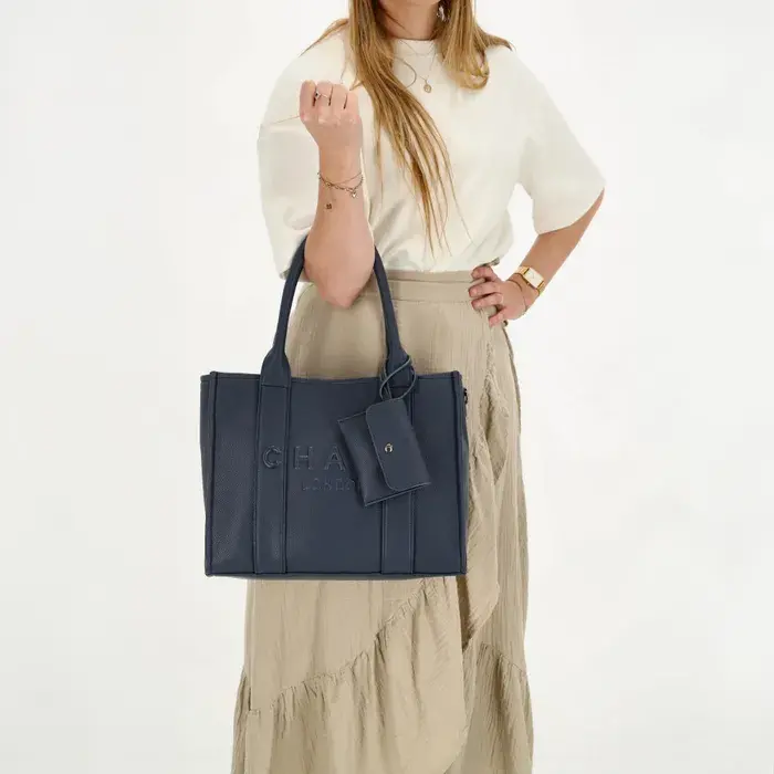 Charm London Shopper  Bond  002 Blauw