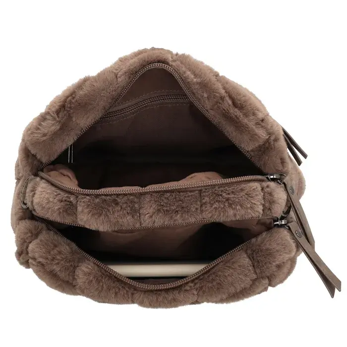 Zebra Trends Crossbodytas   119 Donkertaupe