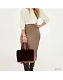 Zebra Trends Handtas  Emma  007 Bordeaux rood