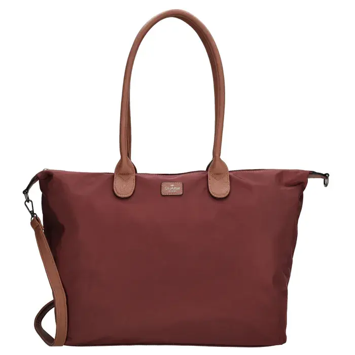 Charm London Laptop/schoudertas  Buckingham 007 Bordeaux rood
