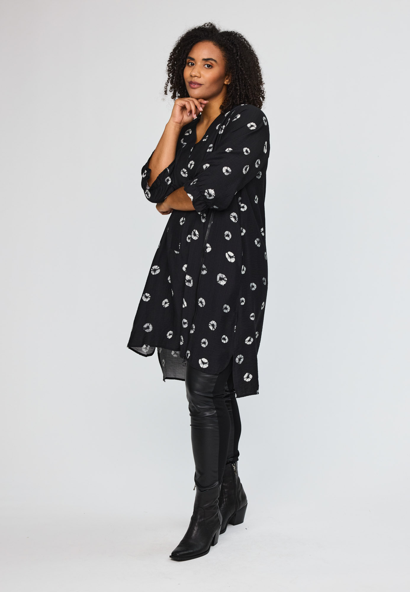 Studio SSaphina Dress with long side zipper