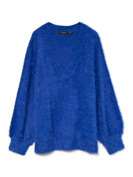 Vero Moda Curve VMCPOILU LS V-NECK PULLOVER BOO CUR