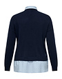 ONLY CARMAKOMA CARDAGMAR LS COLLAR MIX KNT