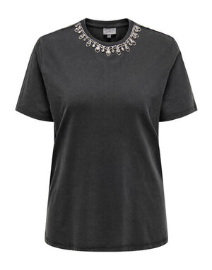 ONLY CARMAKOMA CAROZIAS LIFE S/S CHAIN TOP JRS