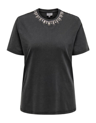 ONLY CARMAKOMA CAROZIAS LIFE S/S CHAIN TOP JRS