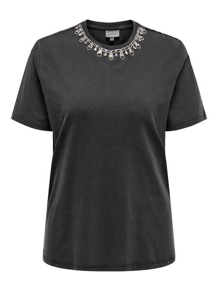 ONLY CARMAKOMA CAROZIAS LIFE S/S CHAIN TOP JRS