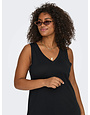 ONLY CARMAKOMA CARBLOOM MAY LIFE SL CALF V-NE DRESS JRS