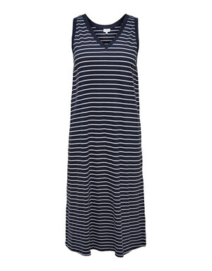 ONLY CARMAKOMA CARBLOOM MAY LIFE SL CALF V-NE DRESS JRS