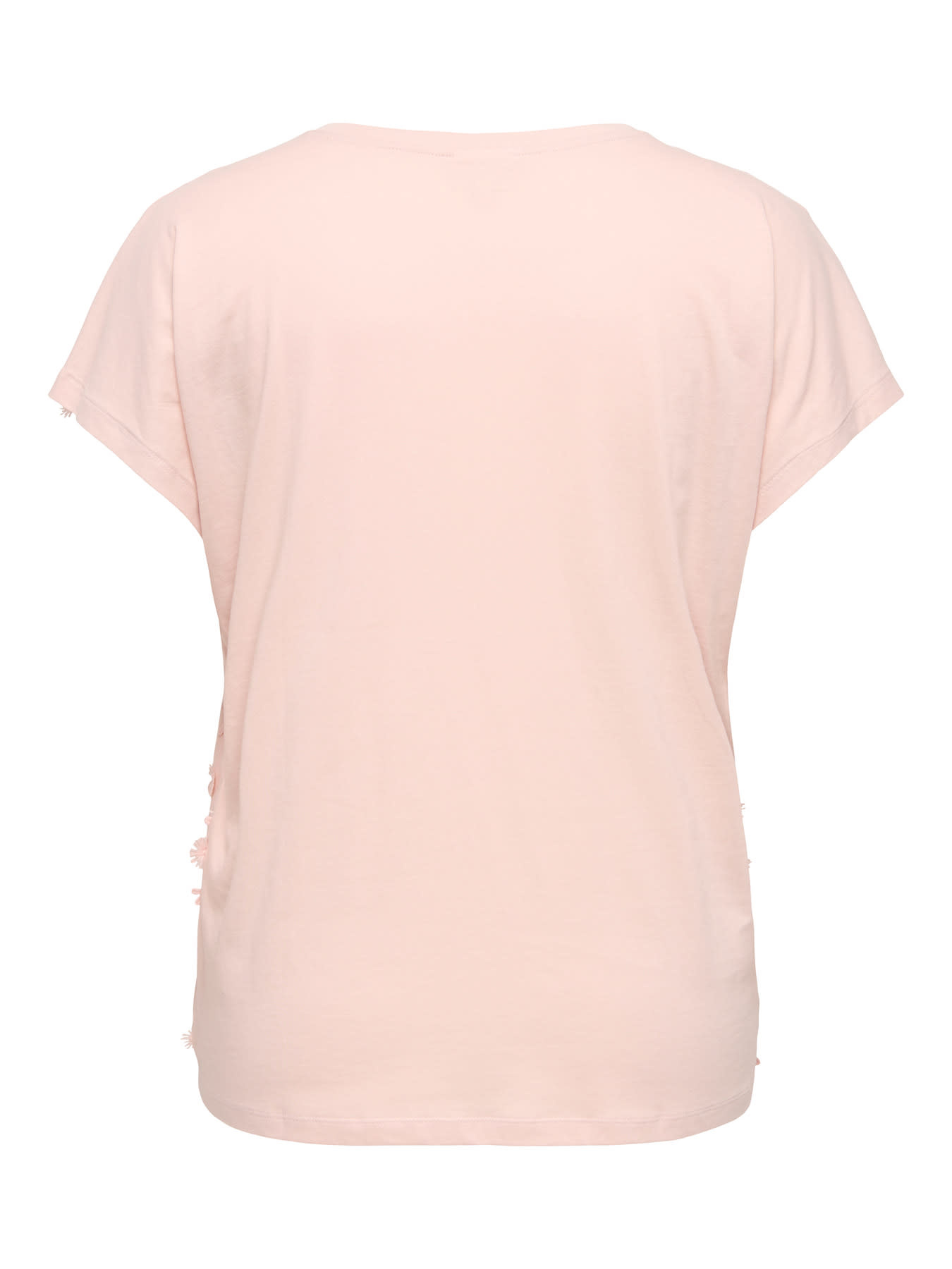 ONLY CARMAKOMA CARLULU LIFE S/S V-NECK TOP BOX JRS