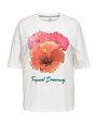 ONLY CARMAKOMA CARKOURTNEY SS O-NECK TEE JRS