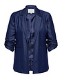 ONLY CARMAKOMA CARKAYLE-IRIA 3/4 LINEN BL BLAZER TLR