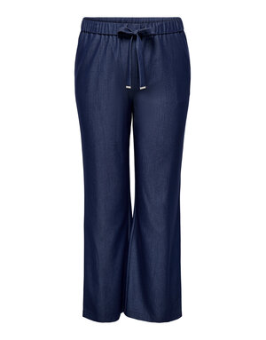 ONLY CARMAKOMA CARIRIA MW LINEN BL WIDE PANT TLR "32