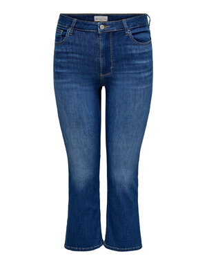 ONLY CARMAKOMA CARKENYA MW CROPPED ANKLE FLARED DNM "32