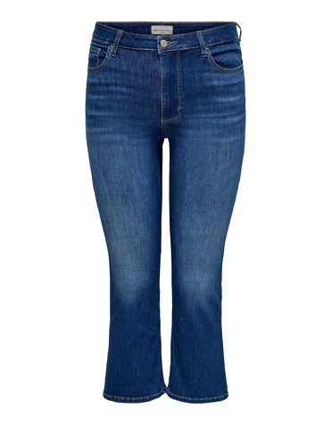 ONLY CARMAKOMA CARKENYA MW CROPPED ANKLE FLARED DNM "32