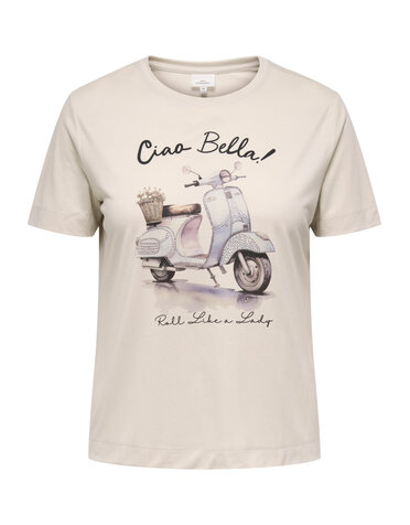 ONLY CARMAKOMA CARNIKO LIFE S/S O-NECK REG TEE JRS