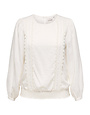 ONLY CARMAKOMA CARTILO L/S O-NECK TOP WVN