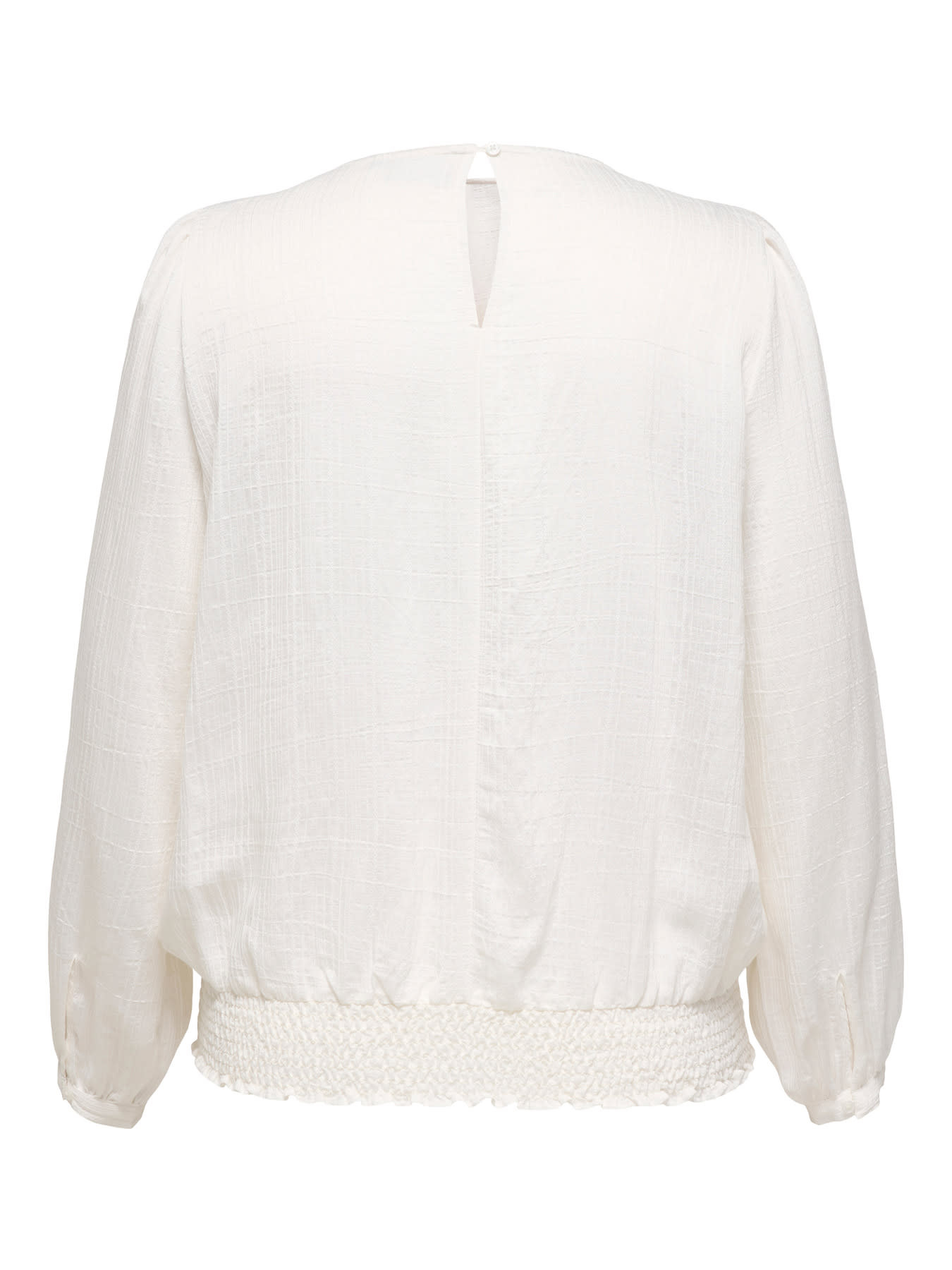 ONLY CARMAKOMA CARTILO L/S O-NECK TOP WVN