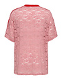 ONLY CARMAKOMA CARKIA S/S O-NECK LACE TEE JRS