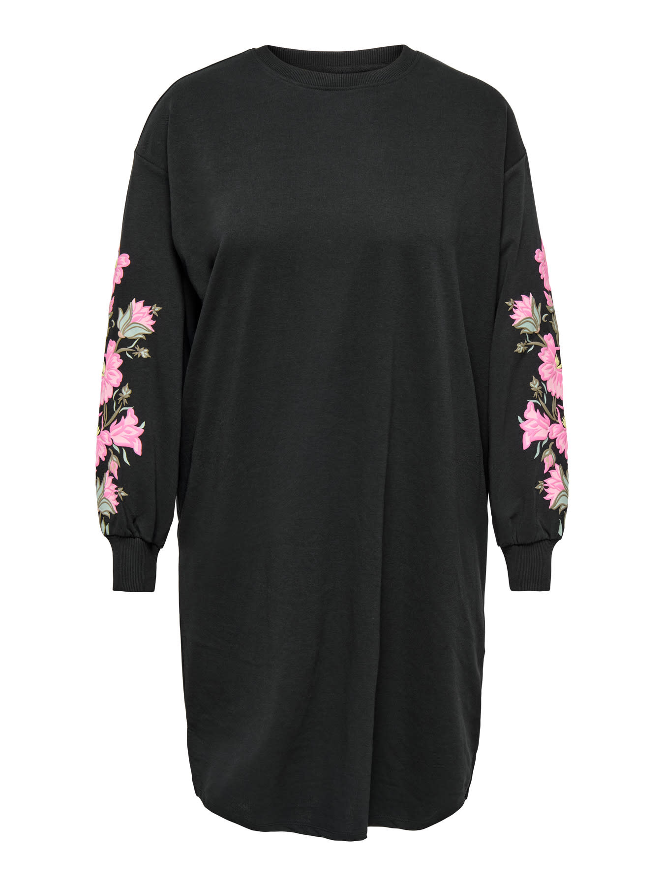 ONLY CARMAKOMA CARBELLIS LIFE O-NECK ABK SWT DRESS JRS