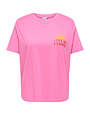 ONLY CARMAKOMA CARALBERTE LIFE S/S BOXY TEE JRS