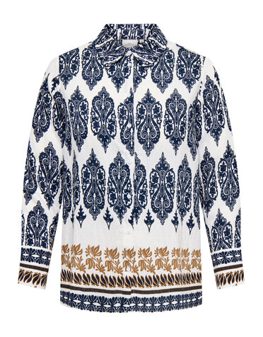 ONLY CARMAKOMA CARHAVANA LIFE L/S SHIRT AOP