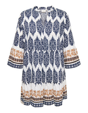ONLY CARMAKOMA CARHAVANA LIFE 3/4 TUNIC DRESS AOP
