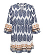 ONLY CARMAKOMA CARHAVANA LIFE 3/4 TUNIC DRESS AOP