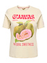 ONLY CARMAKOMA CARJENNY LIFE SS PRINT JEANS TEE JRS