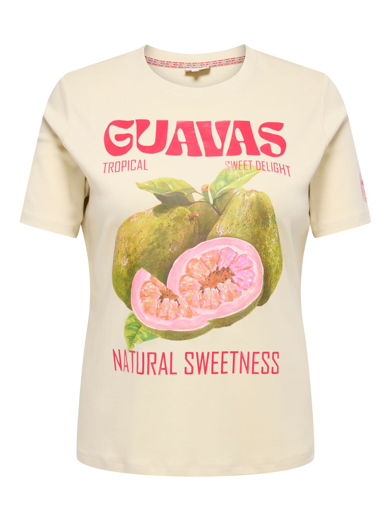 ONLY CARMAKOMA CARJENNY LIFE SS PRINT JEANS TEE JRS