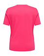 ONLY CARMAKOMA CARJENNY LIFE SS PRINT JEANS TEE JRS