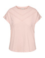 ONLY CARMAKOMA CARCORAL CAPSLEEVE O-NECK TEE JRS