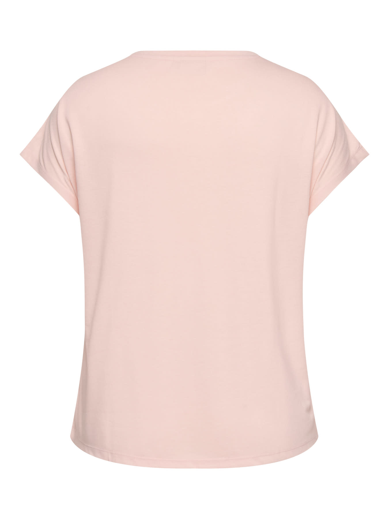 ONLY CARMAKOMA CARCORAL CAPSLEEVE O-NECK TEE JRS