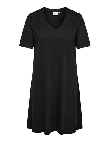 ONLY CARMAKOMA CARCORAL S/S V-NECK ABK DRESS JRS