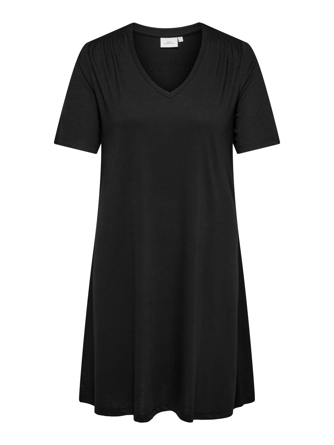 ONLY CARMAKOMA CARCORAL S/S V-NECK ABK DRESS JRS