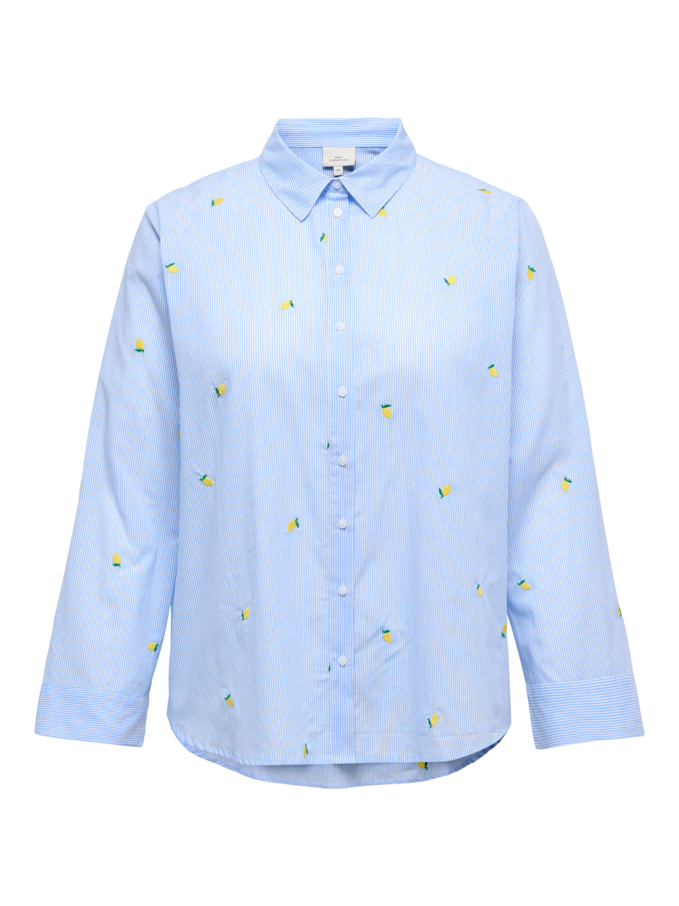 ONLY CARMAKOMA CARNEW LINA GRACE LS EMB SHIRT WVN