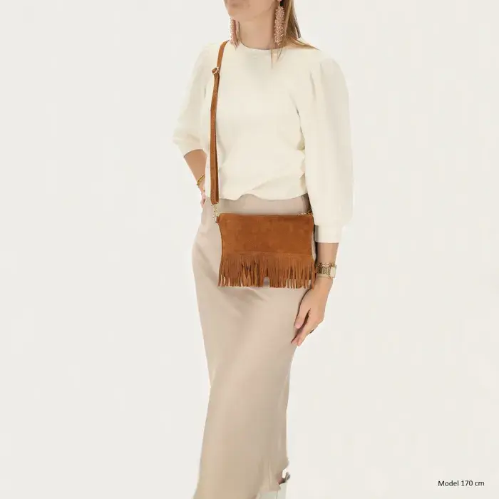 Charm London Schoudertas Elisa Cognac