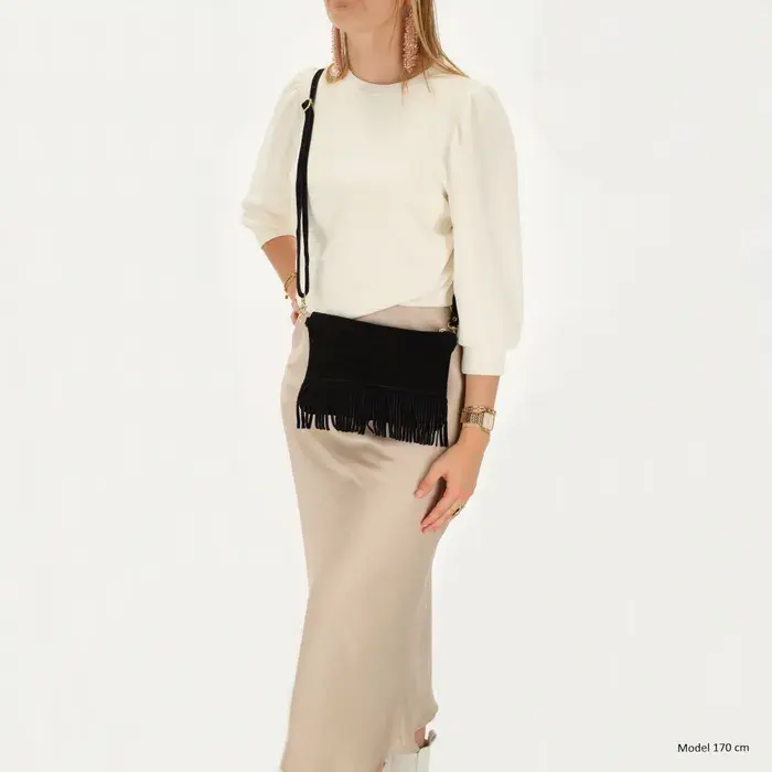 Charm London Schoudertas Elisa Zwart